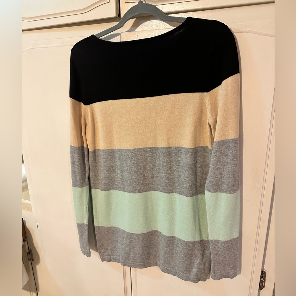 Market & Spruce Striped Abrielle Sweater - Picture 6 of 10